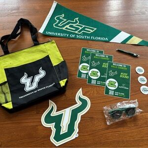 University of South Florida Premium Tote, Large Pennant, Sunglasses Bundle